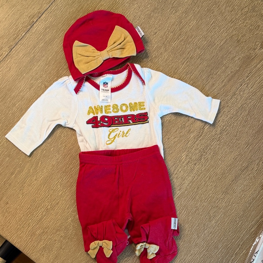 San Francisco 49ers Baby Set